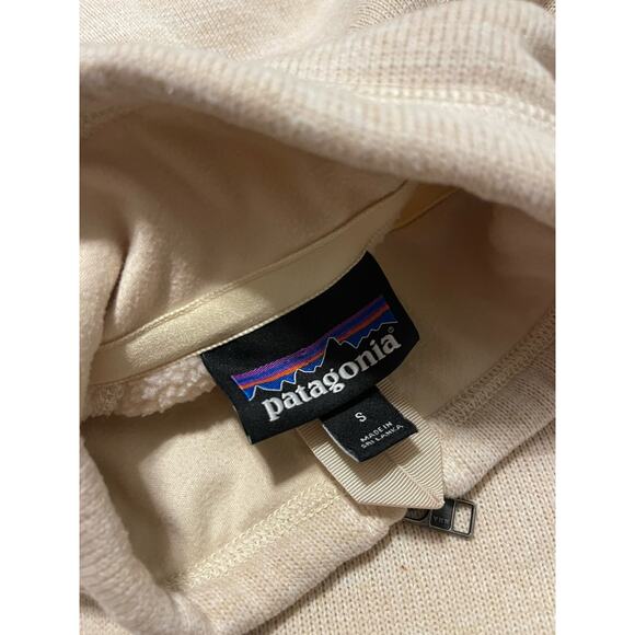 Patagonia Better Sweater 1/4 Zip Fleece Women's Size Small Oyster White Fleece - Picture 7 of 8